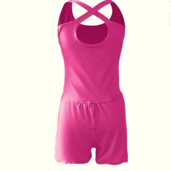 Pink Sleeveless Jumpsuit - Picture 2 of 3